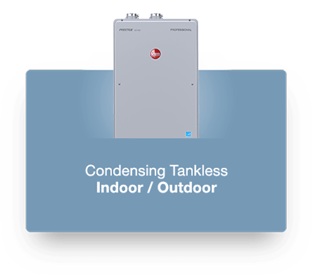 Rheem High Efficiency Condensing Tankless Water Heater Product Photo