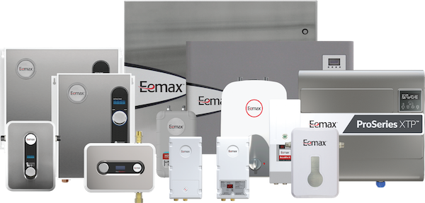 product breadth portfolio of Eemax water heaters
