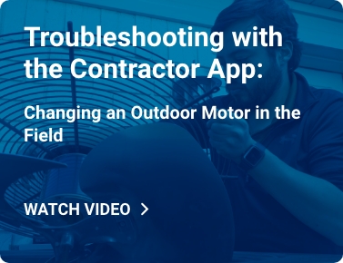 CHANGING THE Outdoor MOTOR IN THE FIELD