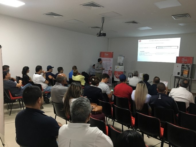 Jornada de Capacitación a Instituciones Gubernamentales - SENA - dirigida a Técnicos e instaladores de Medellin y Bucaramanga desarrolladas en Junio del 2018