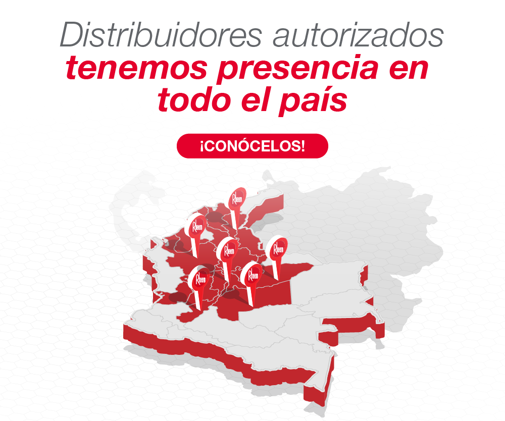 Distribuidores Autorizados de productos Rheem en Colombia